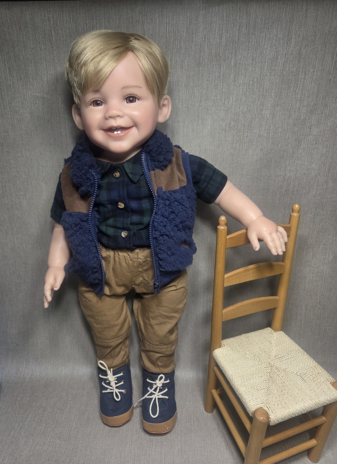 Little Explorer Liam – Lifelike Toddler Doll by Ping Lau