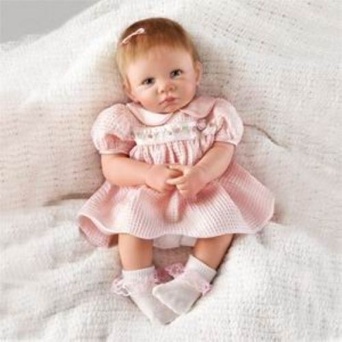 New in Box Vintage Ashton-Drake So Truly Real Little Rose Petal 21″ Baby Doll