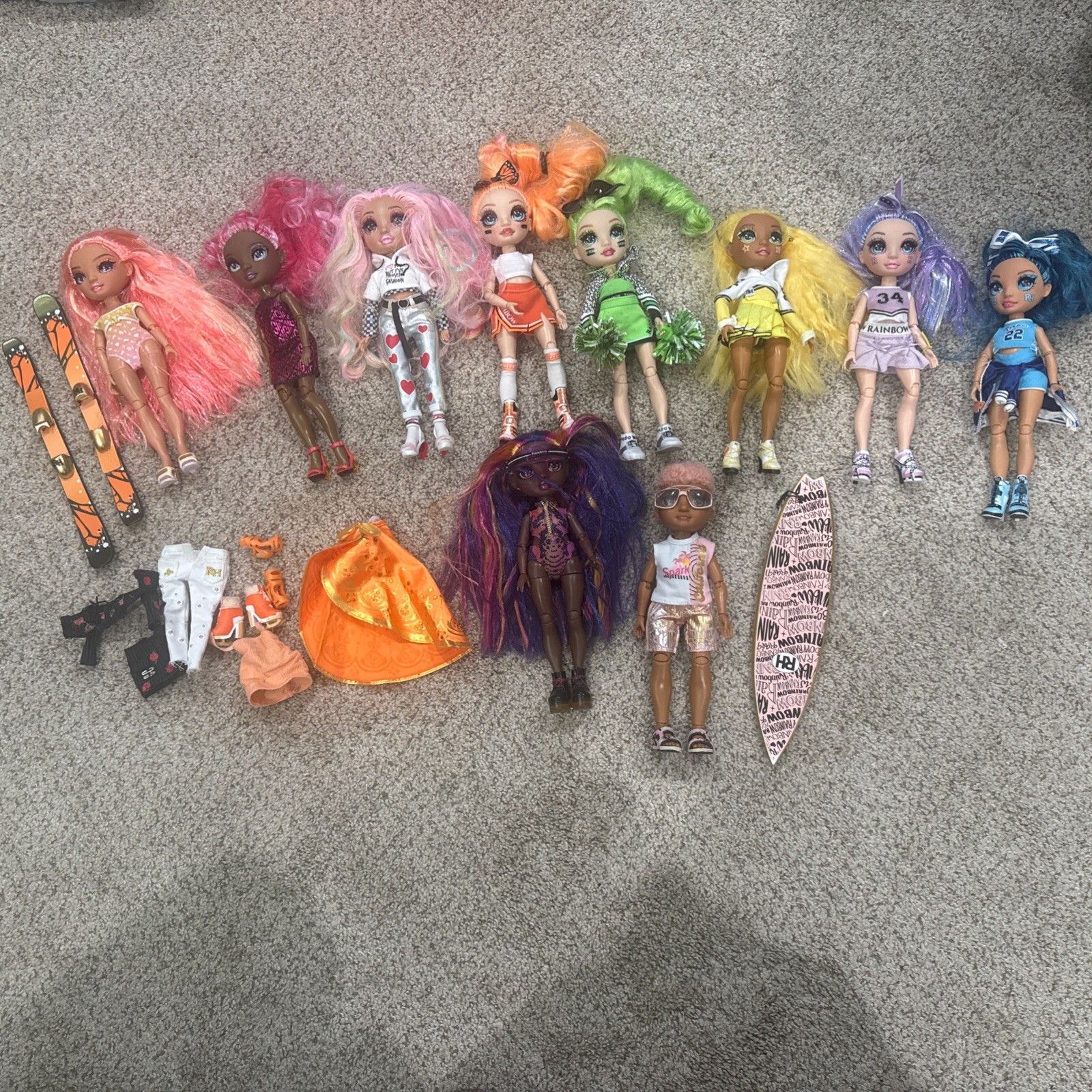 Huge Rainbow High Dolls & Accessories Lot