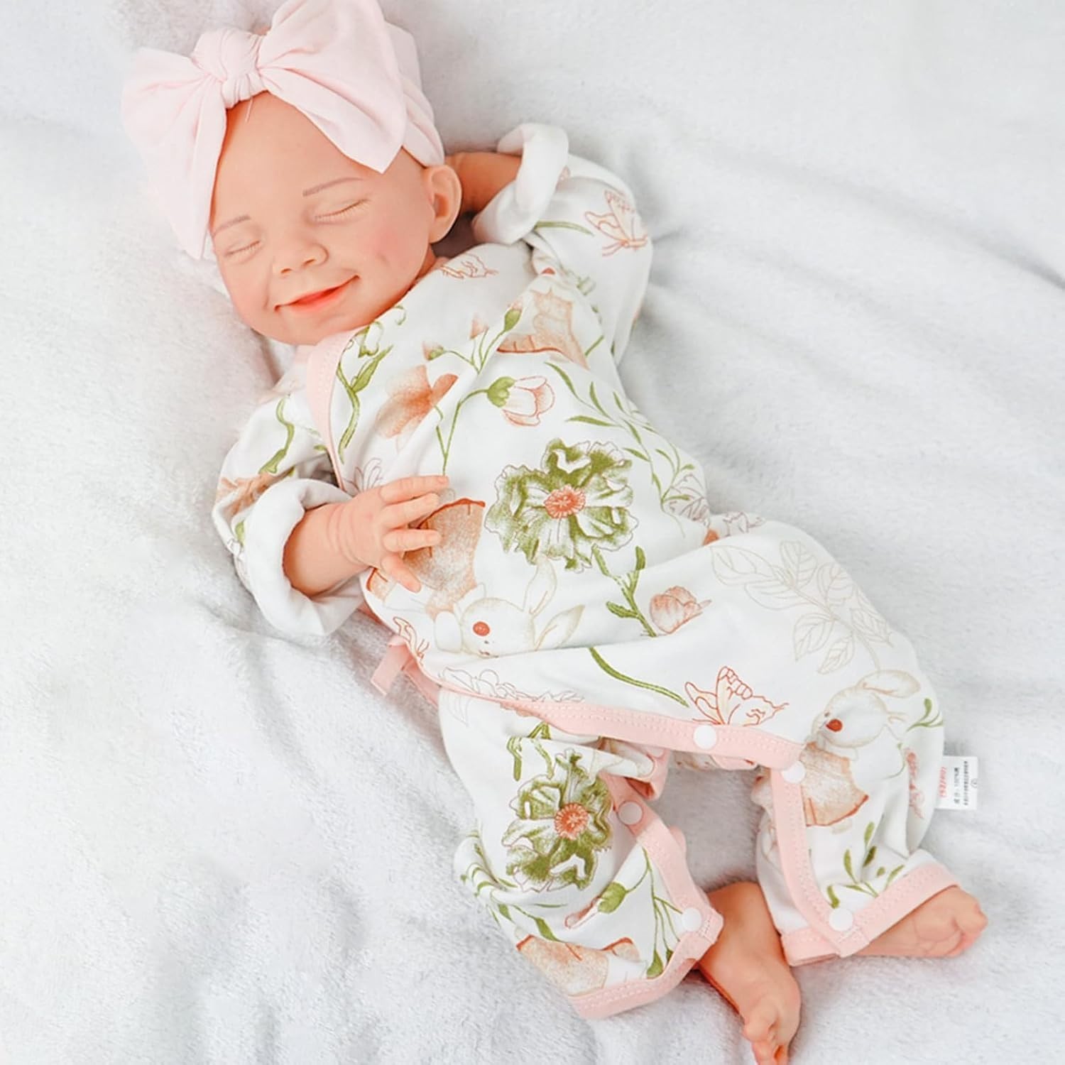 Reborn Baby Doll 17 inch Full Body Silicone Baby Girl Handmade for Children Gift