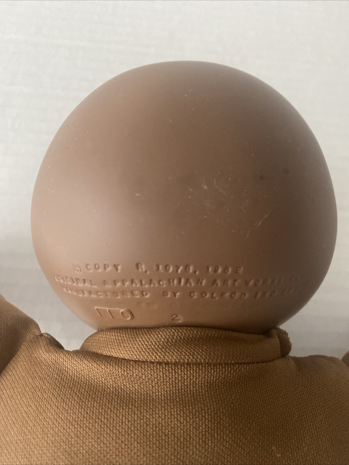 Cabbage Patch Kid Doll 1985 Boy Black Bald HM#2 Elephant Romper 7H OK Coleco VTG