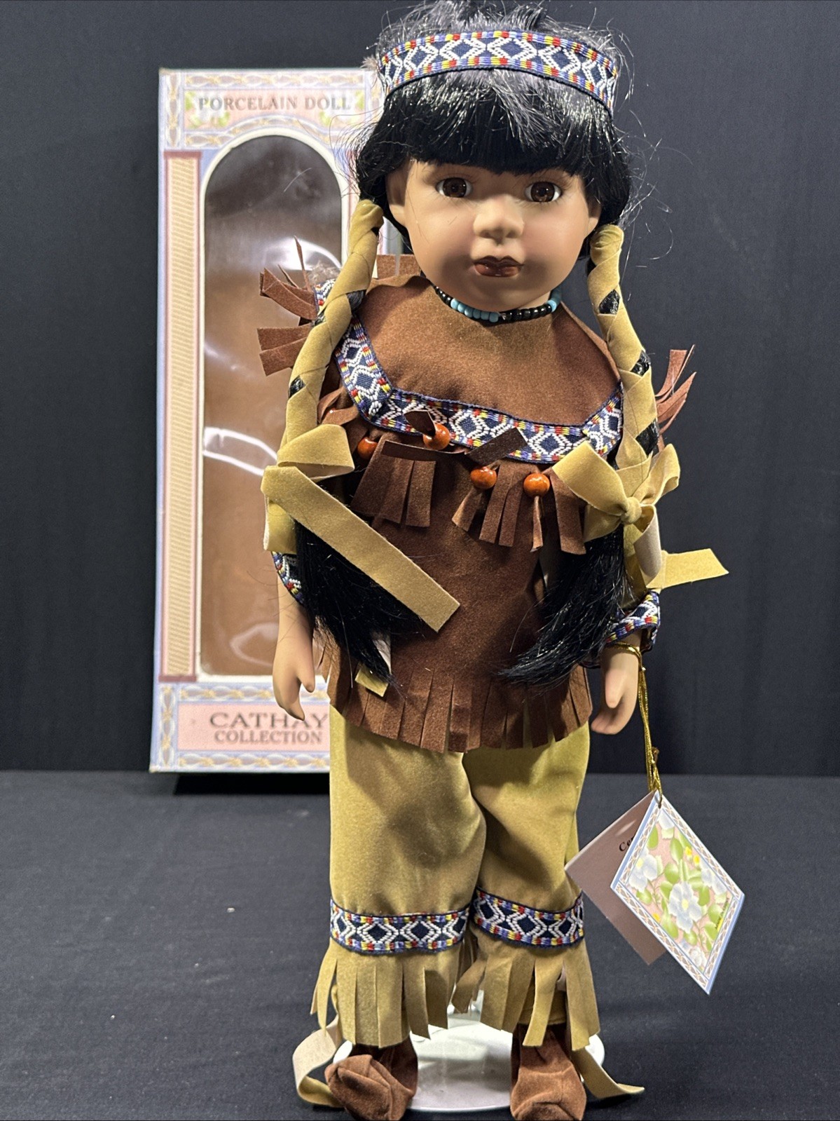 Cathay Collection Porcelain Doll Native American 1/5000 “Sara”