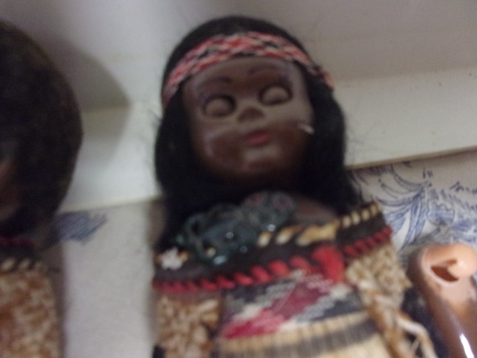 Vtg. Polynesian ? Pacific Islander ? Small Plastic Doll Parts