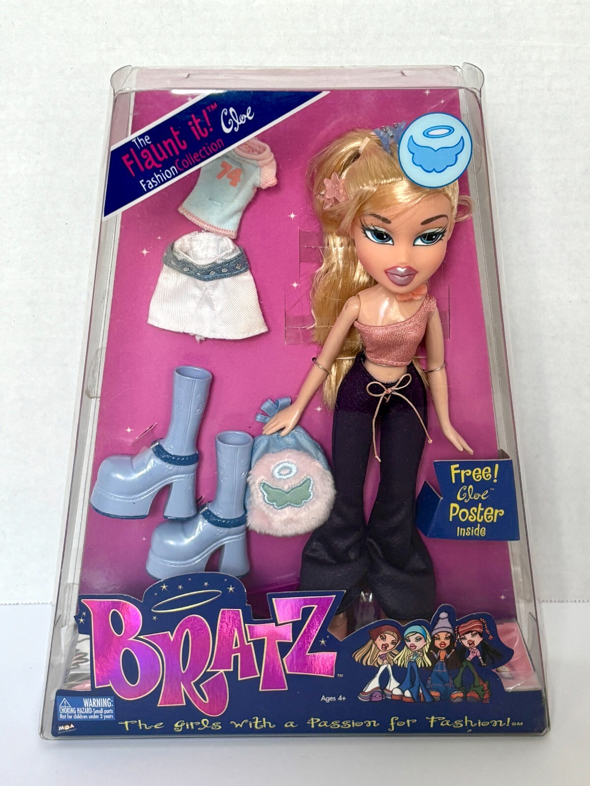 NEW Bratz Doll Flaunt It Cloe 2002 V2 Variant