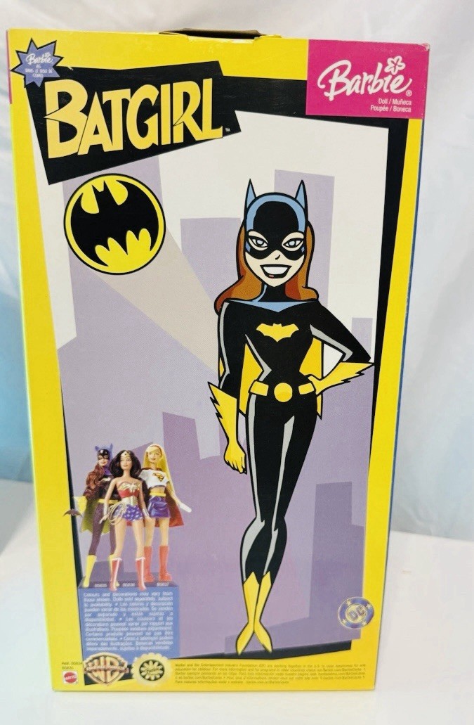 Barbie Batgirl 2003 DC Comics Mattel NRFB Purple Costume Doll MIB