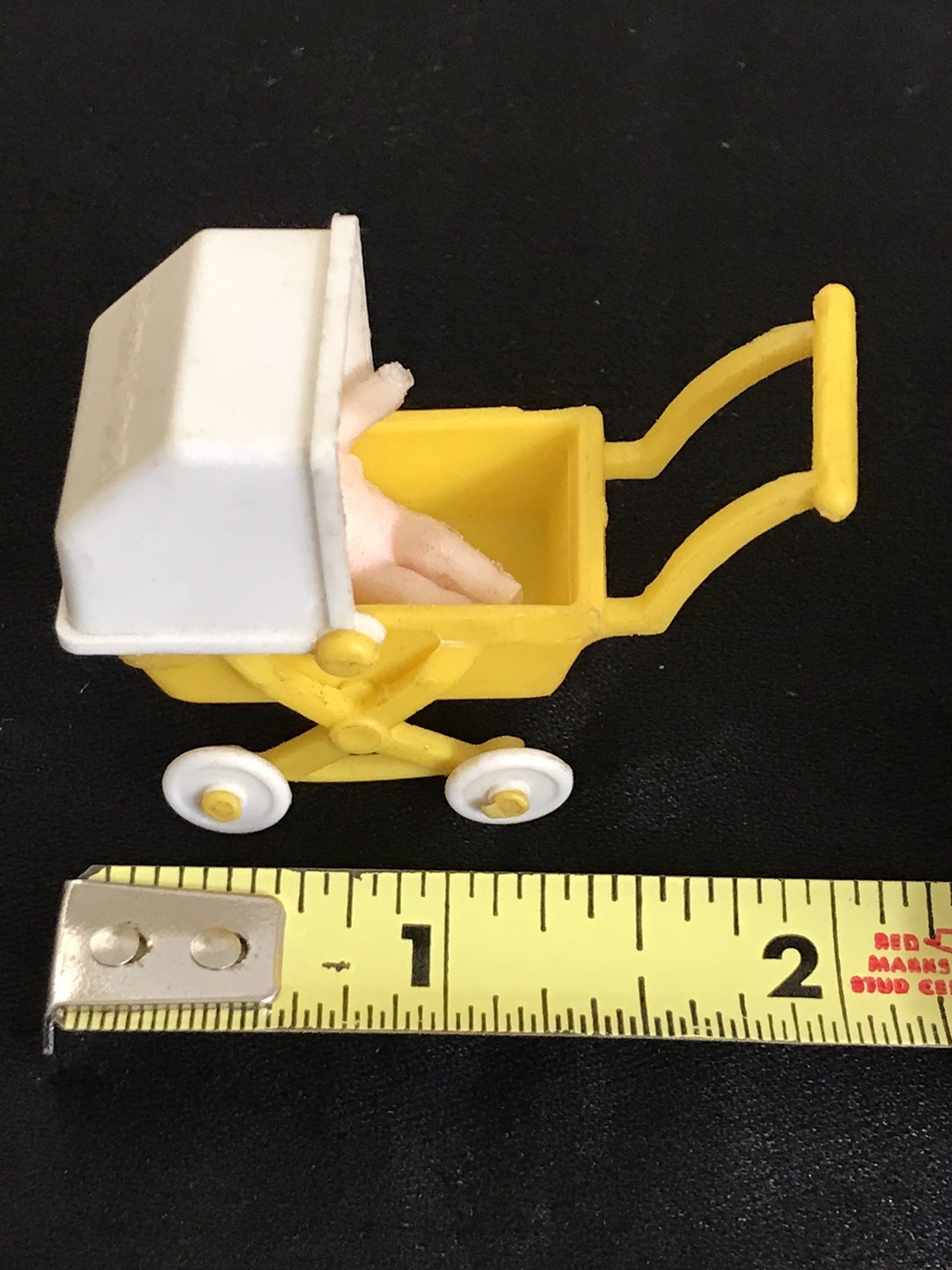 Vintage Liddle Kiddles Stroller Pram Baby Buggy Florence Niddle Nurse Accessory