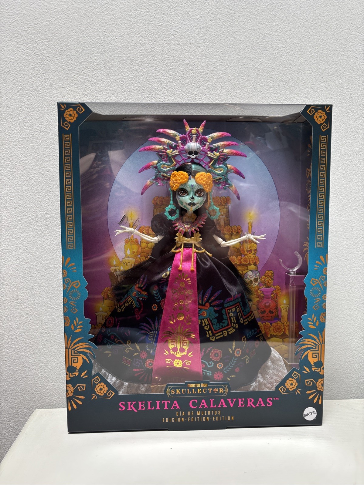NIB 2025 Monster High Skullector Skeleta Calaveras Dia De Muertos Edition
