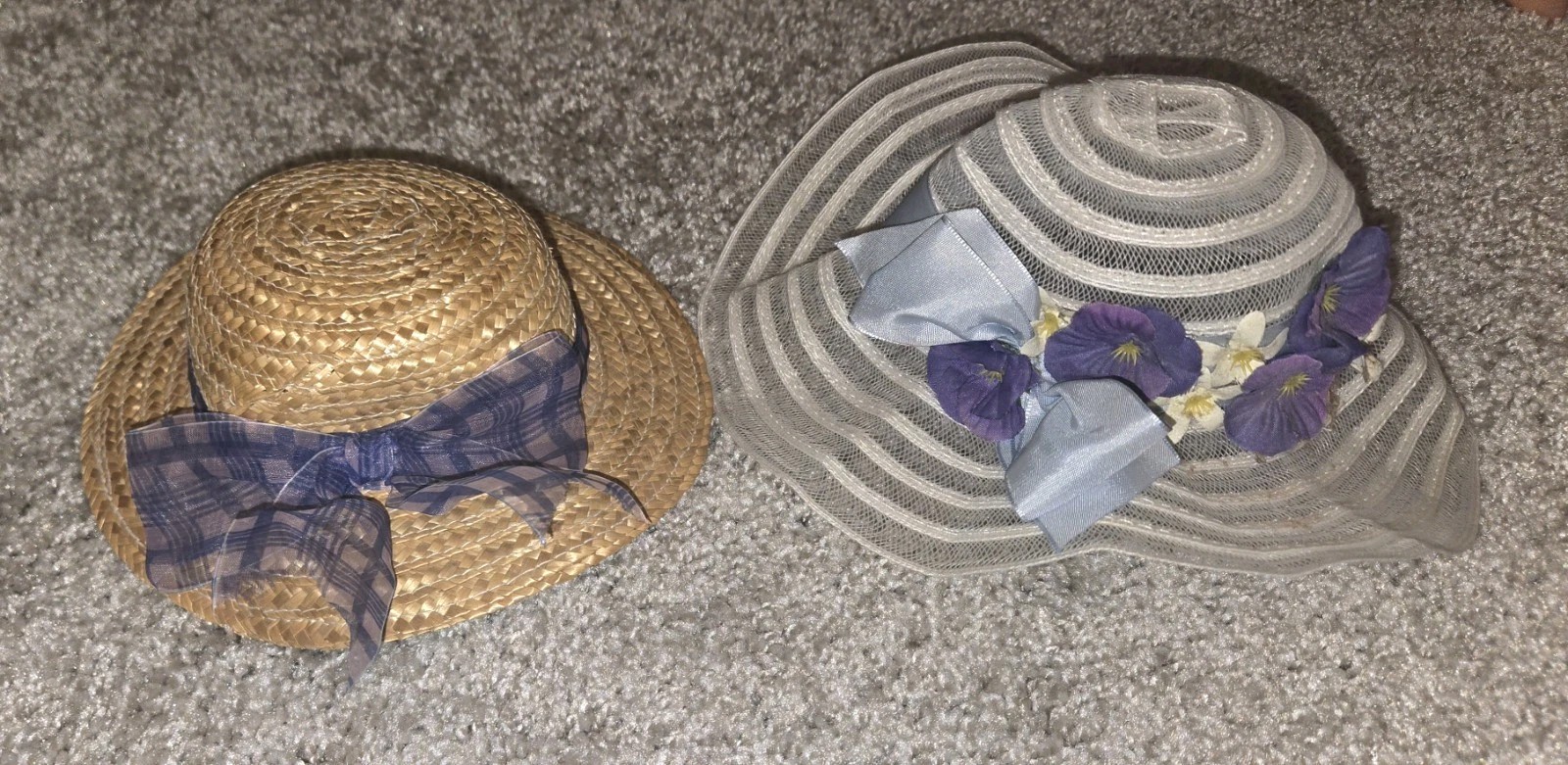 American Girl Doll 2000 Periwinkle Hat & Holiday Hat