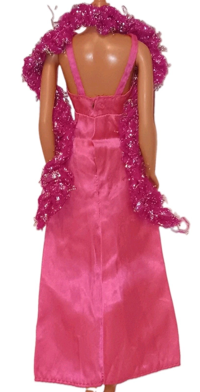 1977 Mattel Barbie Signature Superstar Pink Dress and Boa Set