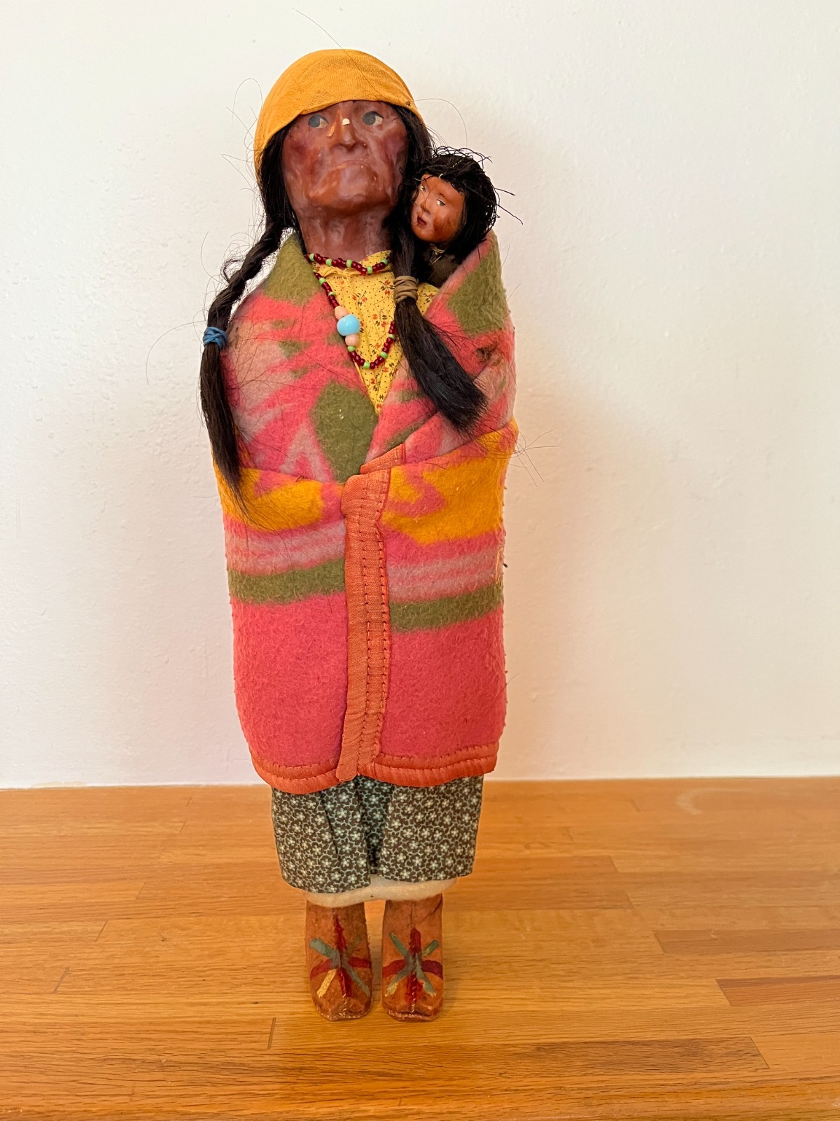 Vintage Skookum Bully Good Doll – 16″ tall