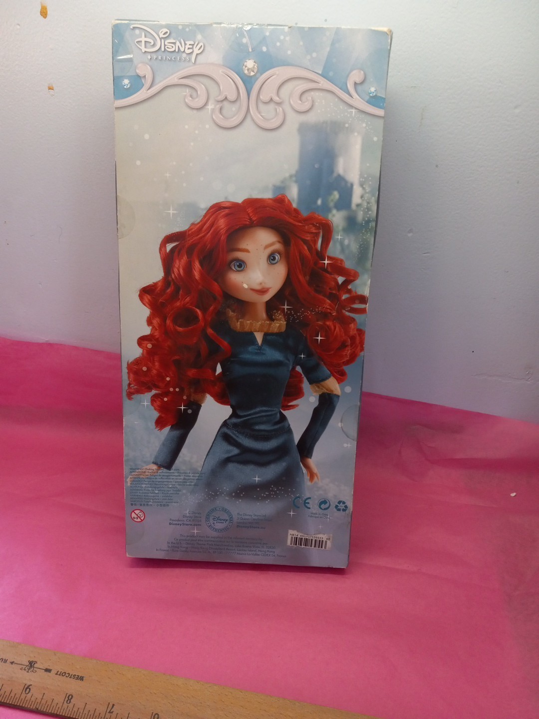 The Classic Disney Store Brave Merida 12″ doll with Bow & Arrow accessory