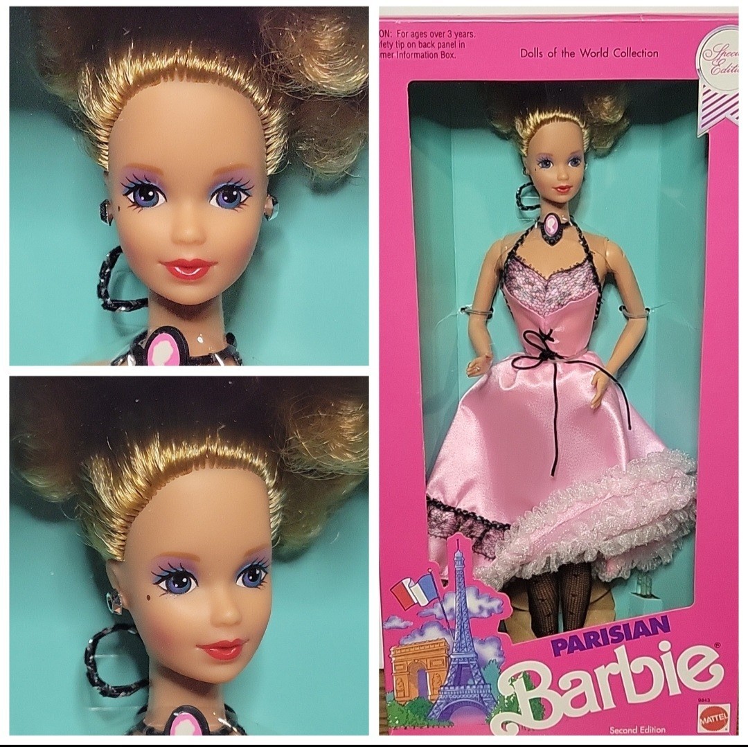 Vintage Superstar Era Parisian Barbie Doll 90s Steffie Face New In Box