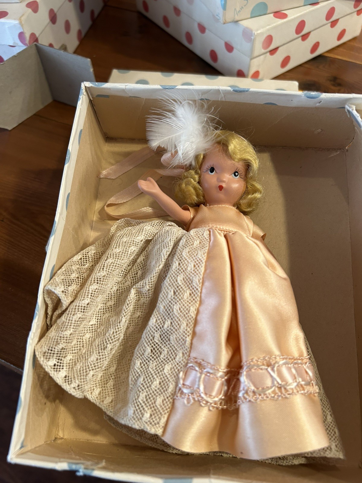 Nancy Ann Storybook Doll, Lassie sweet and Fair, 178. Bisque 5.5 in Vintage