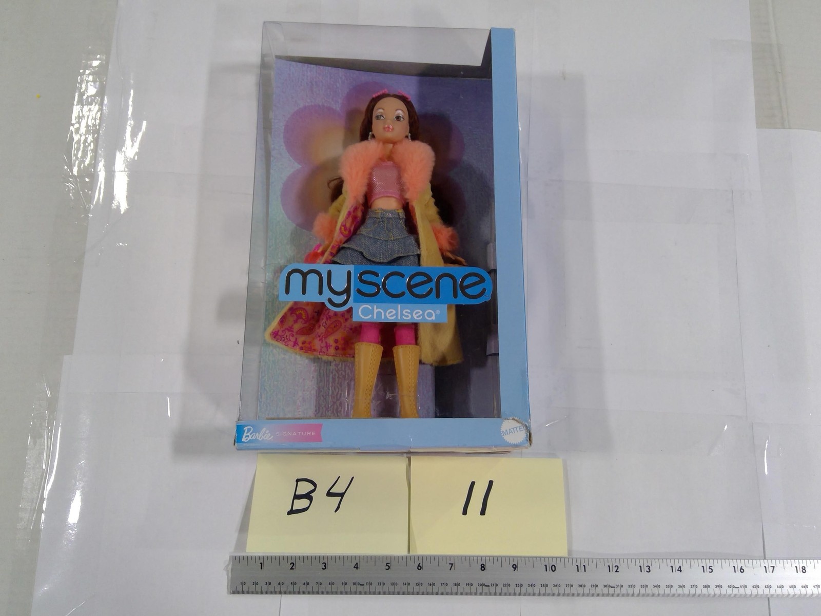 Barbie My Scene Chelsea 12in Fashion Doll Fuzzy Coat New In Box Mattel Toy