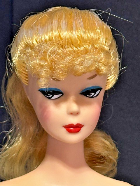 Reproduction Number One Barbie Bright Blonde Hair No Stand