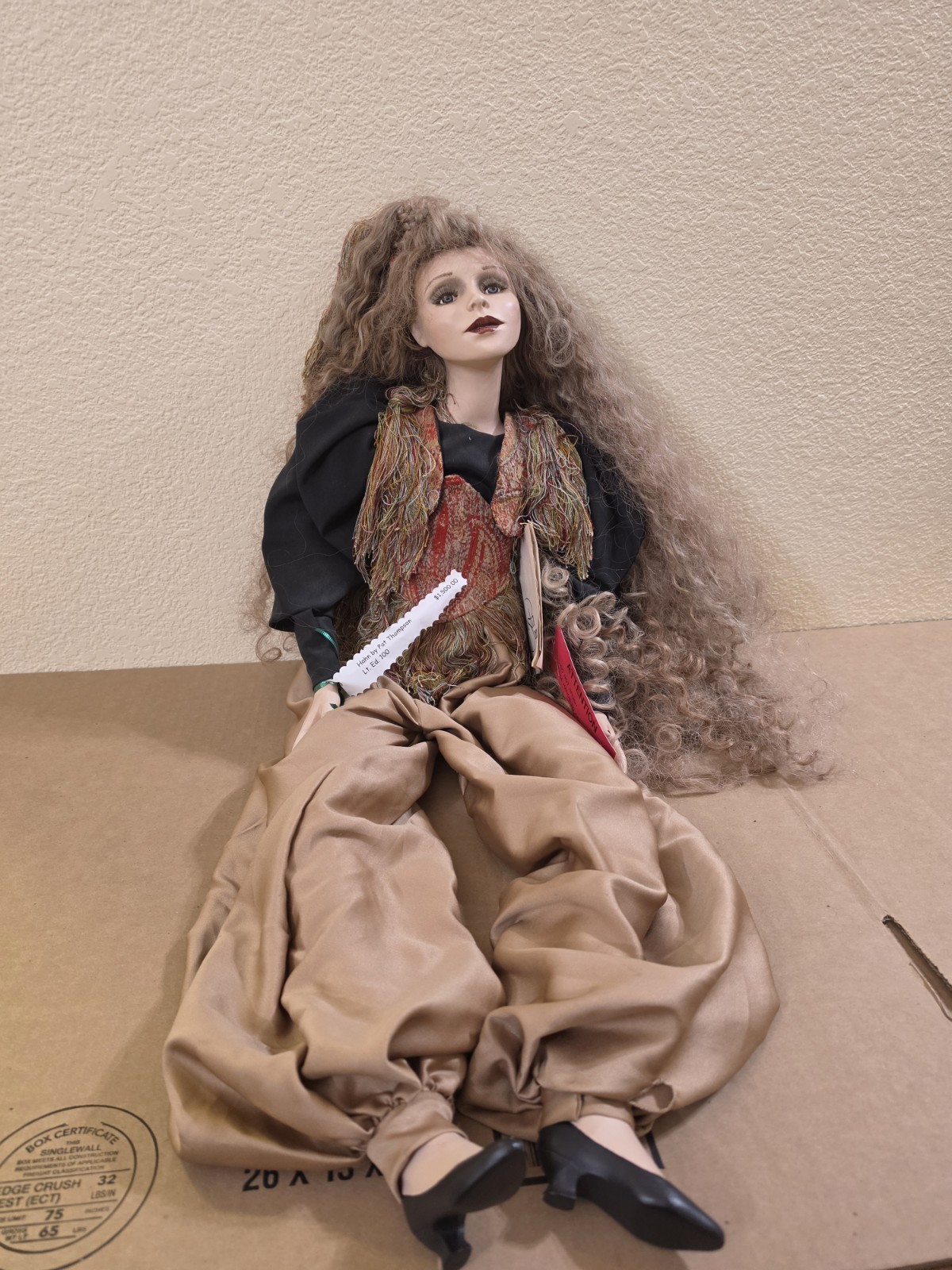Vlasta Dolls Hahn by Pat Thompson 32in Artist Girl Doll LE 131/295