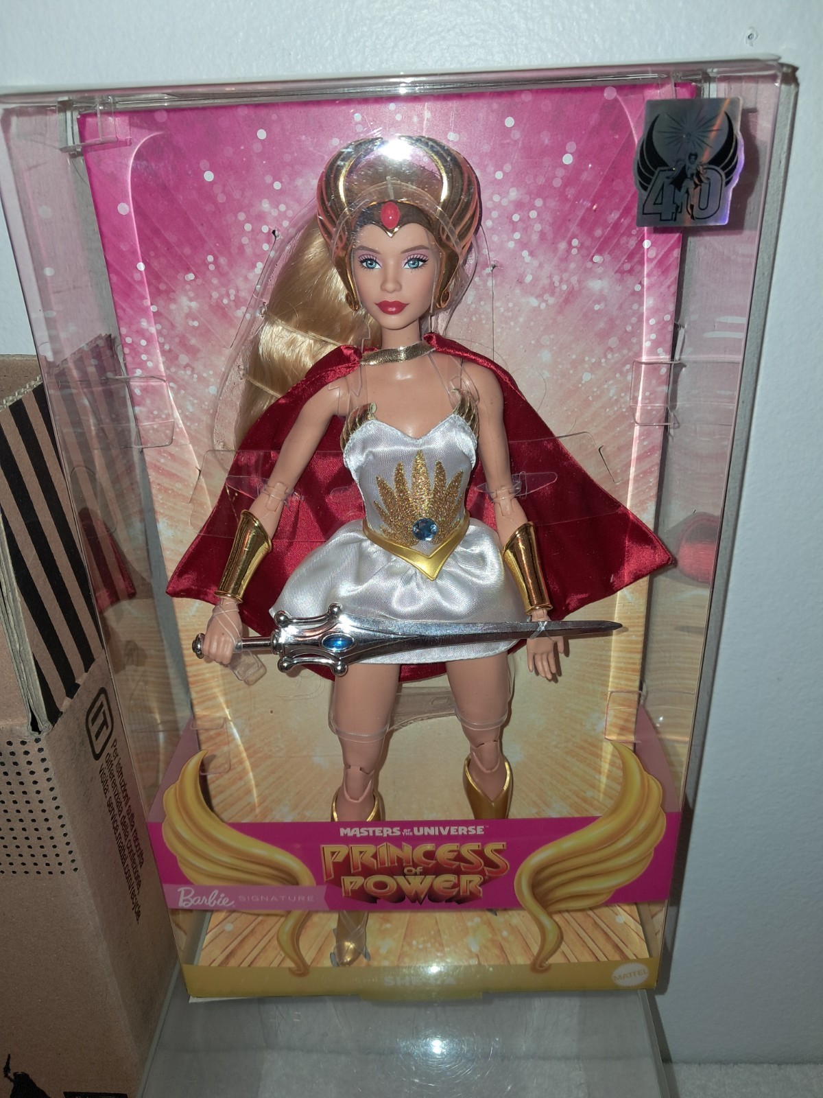 BARBIE SHE-RA DOLL MOTU MASTERS OF THE UNIVERSE PRINCESS OF POWER IN HAND