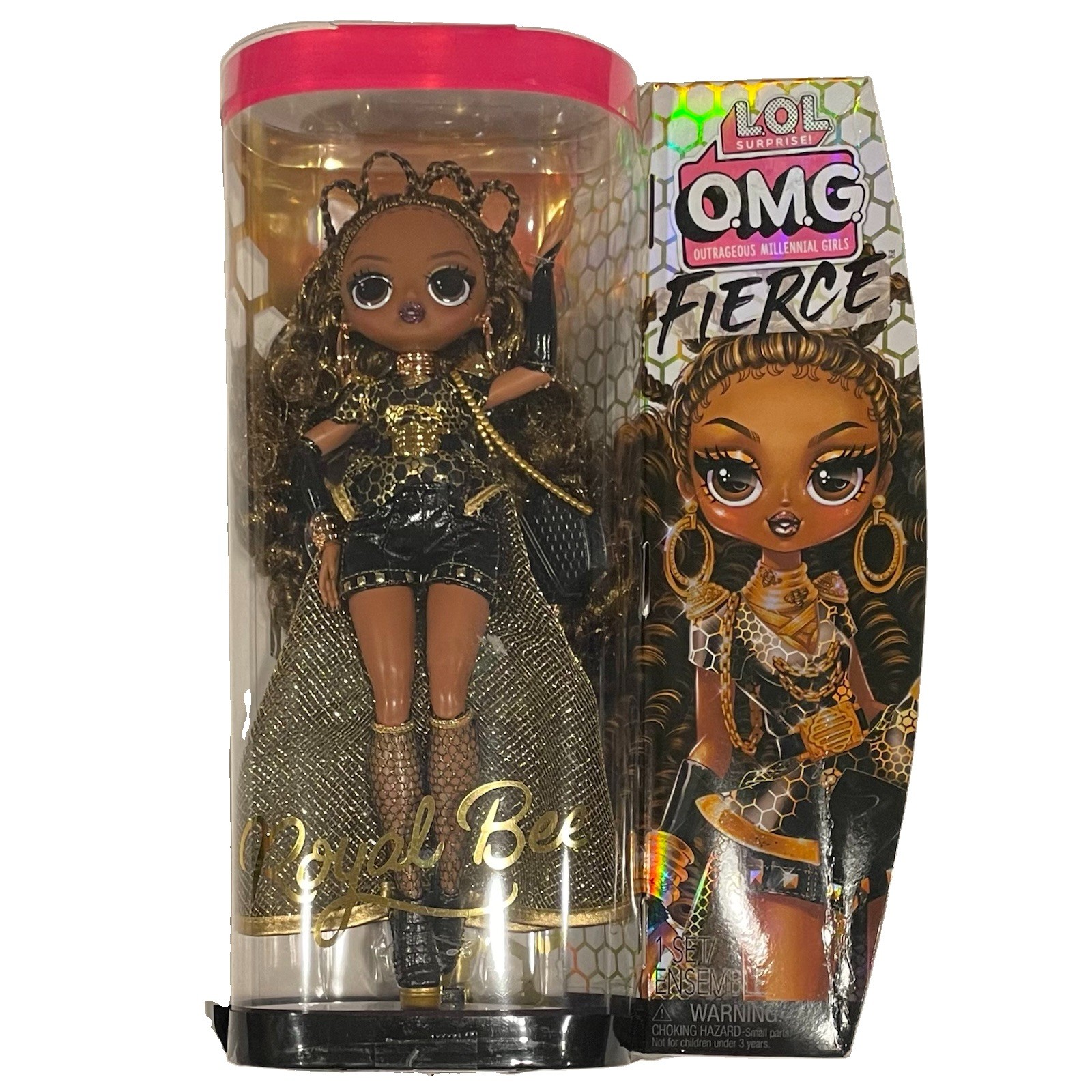 LOL Surprise OMG Fierce Royal Bee Fashion Doll – NEW – Damaged Box