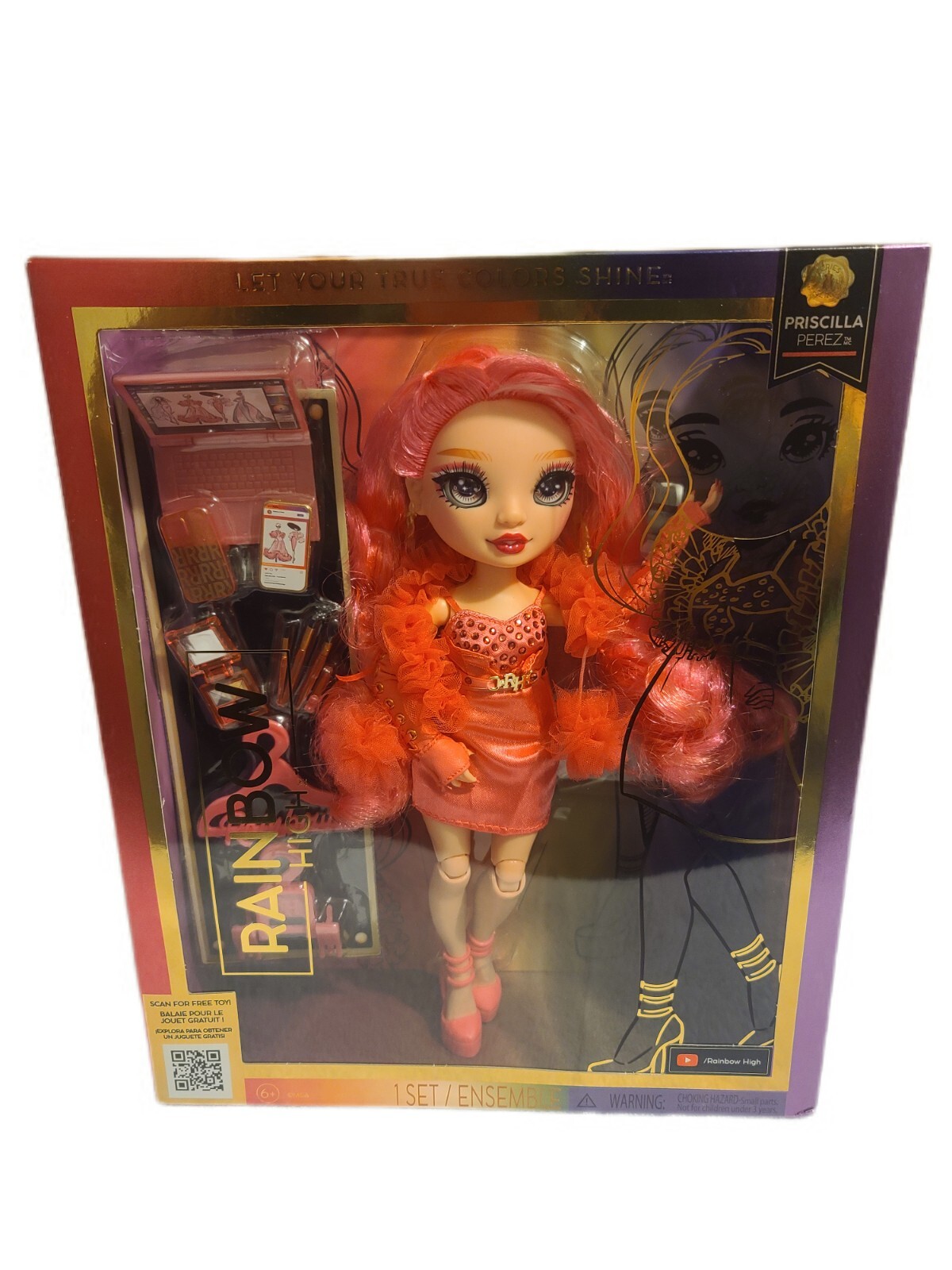 (Rainbow High) – Priscilla Perez – Fashion Doll (Sealed Box)