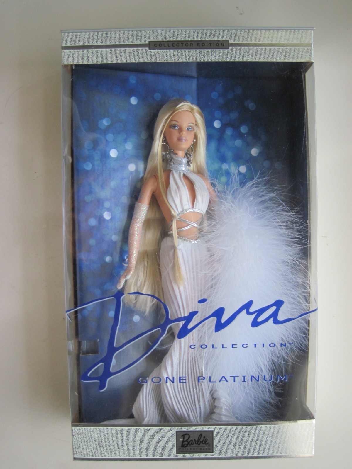 2001 Diva Gone Platinum Barbie Doll Collector Edition…New in Box!!!!!