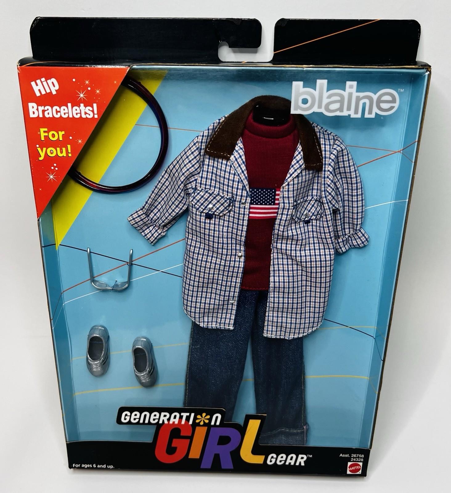 Barbie Generation Girl Gear Fashion Pack For Blaine Casual/Movie Date Cali girl