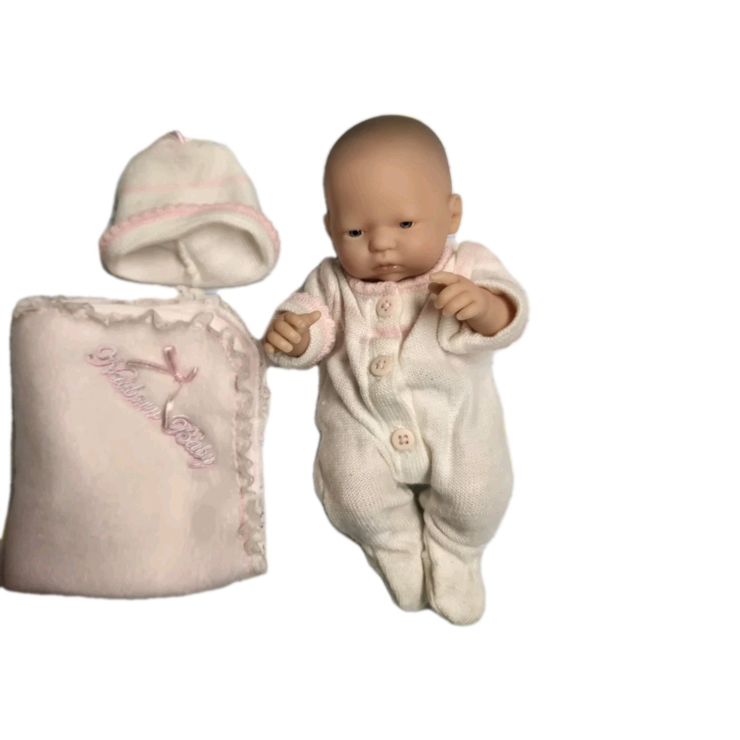 Vintage 1992 For Keeps! Berengeur 9.5″ Baby Girl Doll-Soft Vinyl-In Box #18420