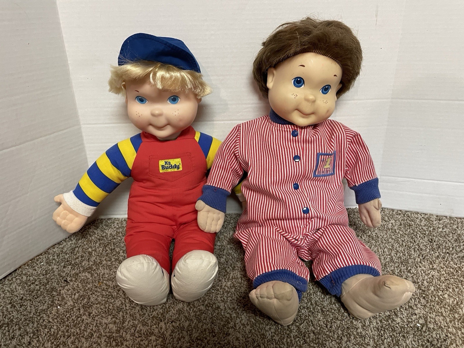 Lot of 2 Vintage PLAYSKOOL My Buddy Dolls – FREE SHIPPING !