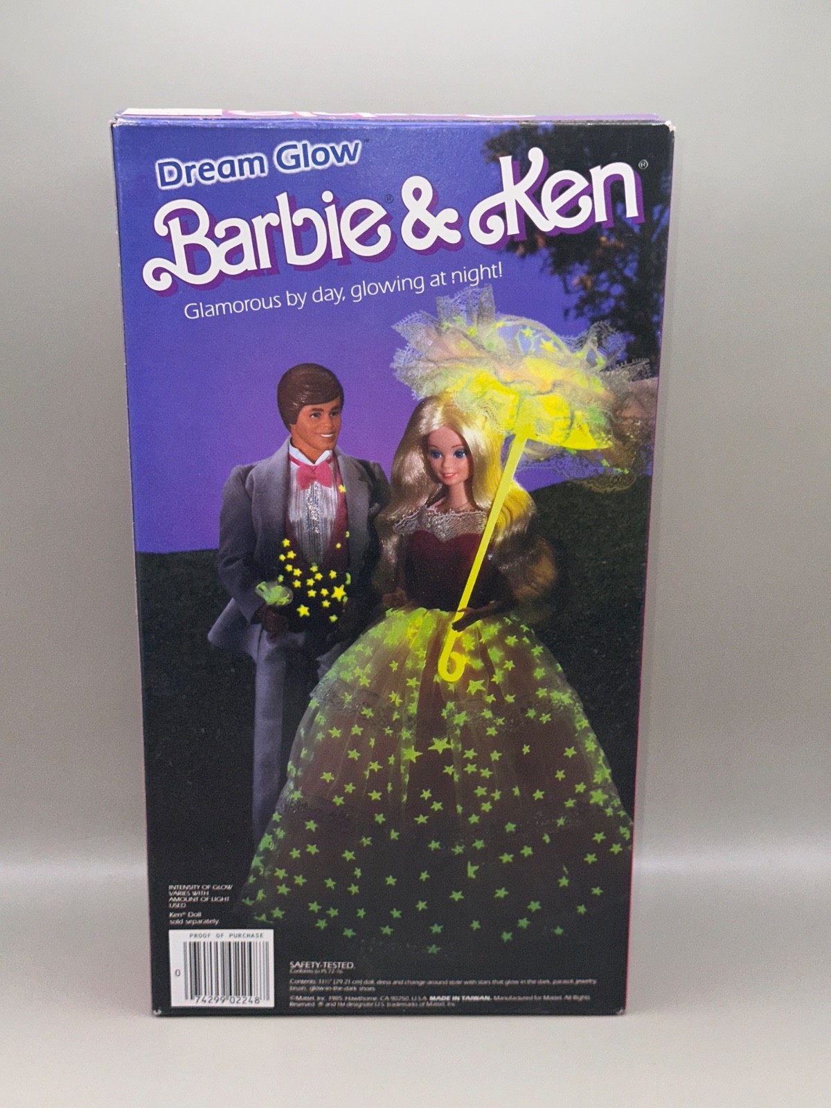 Vintage 1985 Mattel “Dream Glow Barbie” #2248 *NRFB*