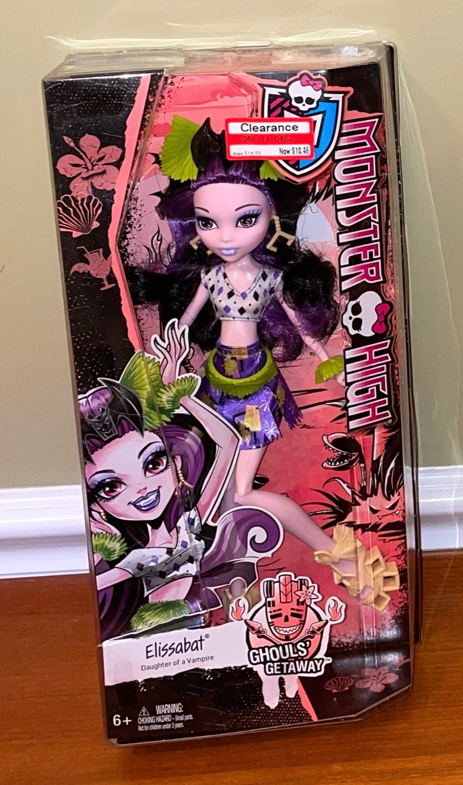 Monster High Ghouls Getaway Elissabat Vampire Doll NEW SEALED Target Exclusive