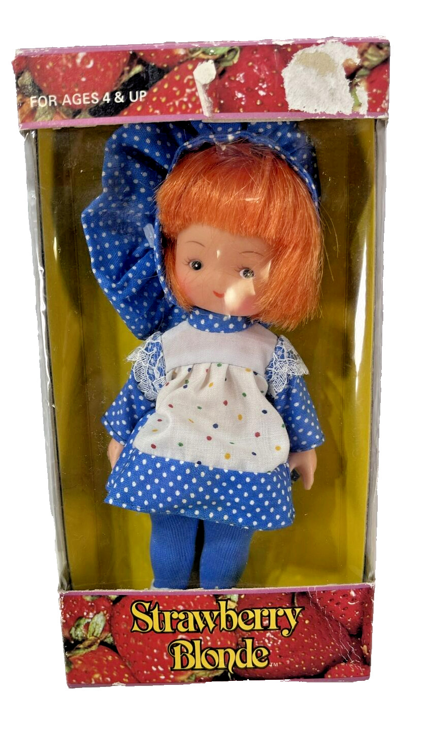 VTG NOS IN BOX 1981 Strawberry Blonde Dolls Lectron LTD 5″ Hong Kong