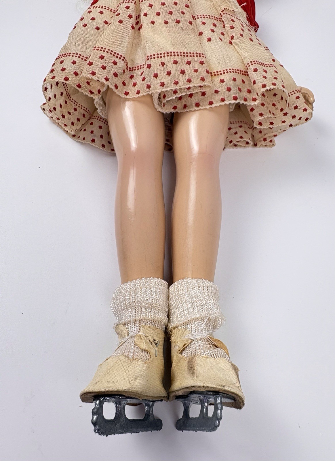 Gorgeous Composition 14 Inch Original Sonja Henie Doll In Tagged Dress!