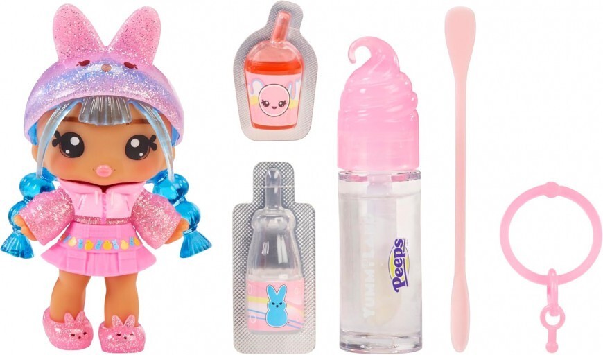 Yummiland Make Lipgloss Easter Peeps Maddie Mallows Doll [Pink, Scented!]