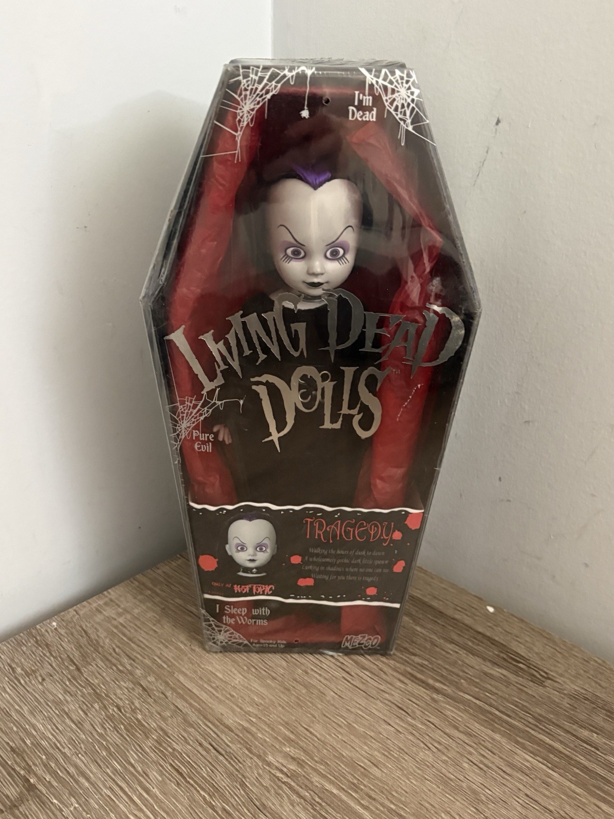 Mezco Living Dead Dolls Tragedy #99972 – Hot Topic Exclusive NIB RARE PURPLE