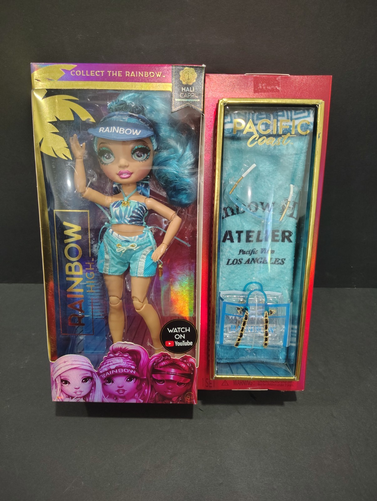 Hali Capri Rainbow High Pacific Coast (Blue) Fashion Doll NIB