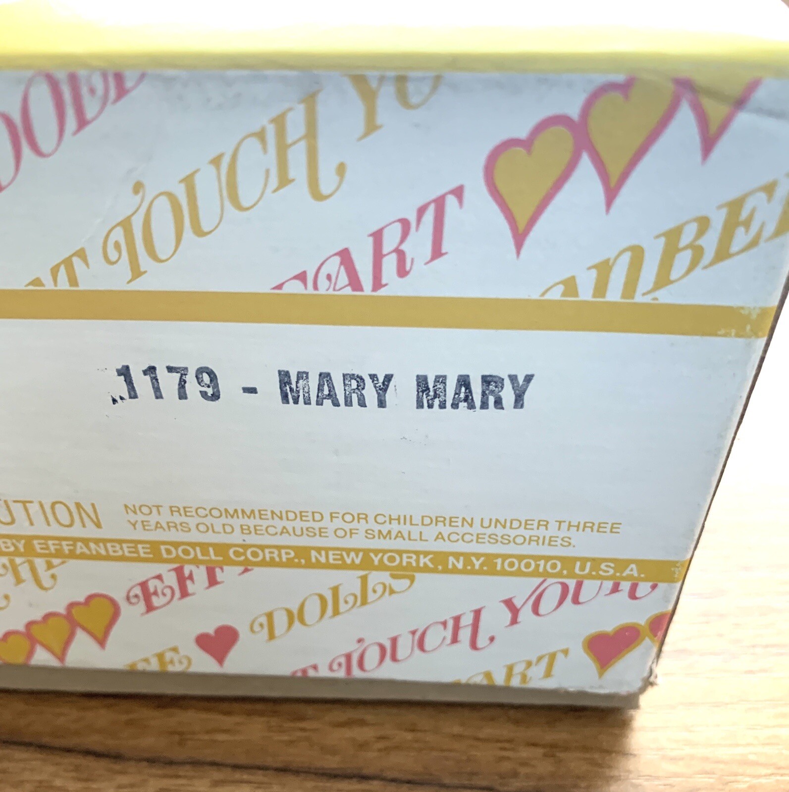 1985 Effanbee Vintage Mary Mary 1179 Vinyl Doll 11″
