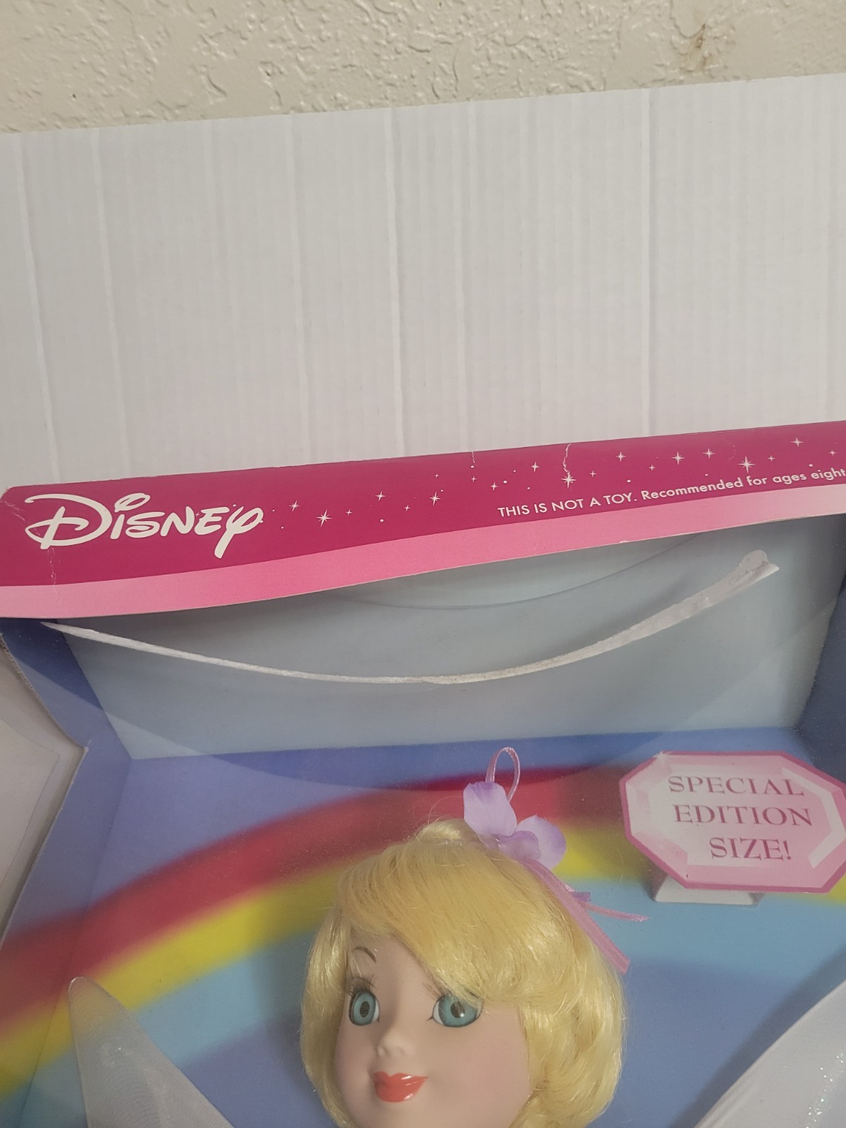 Disney Brass Key Keepsakes Tinker Bell 10in Porcelain Doll Stand Special Edition