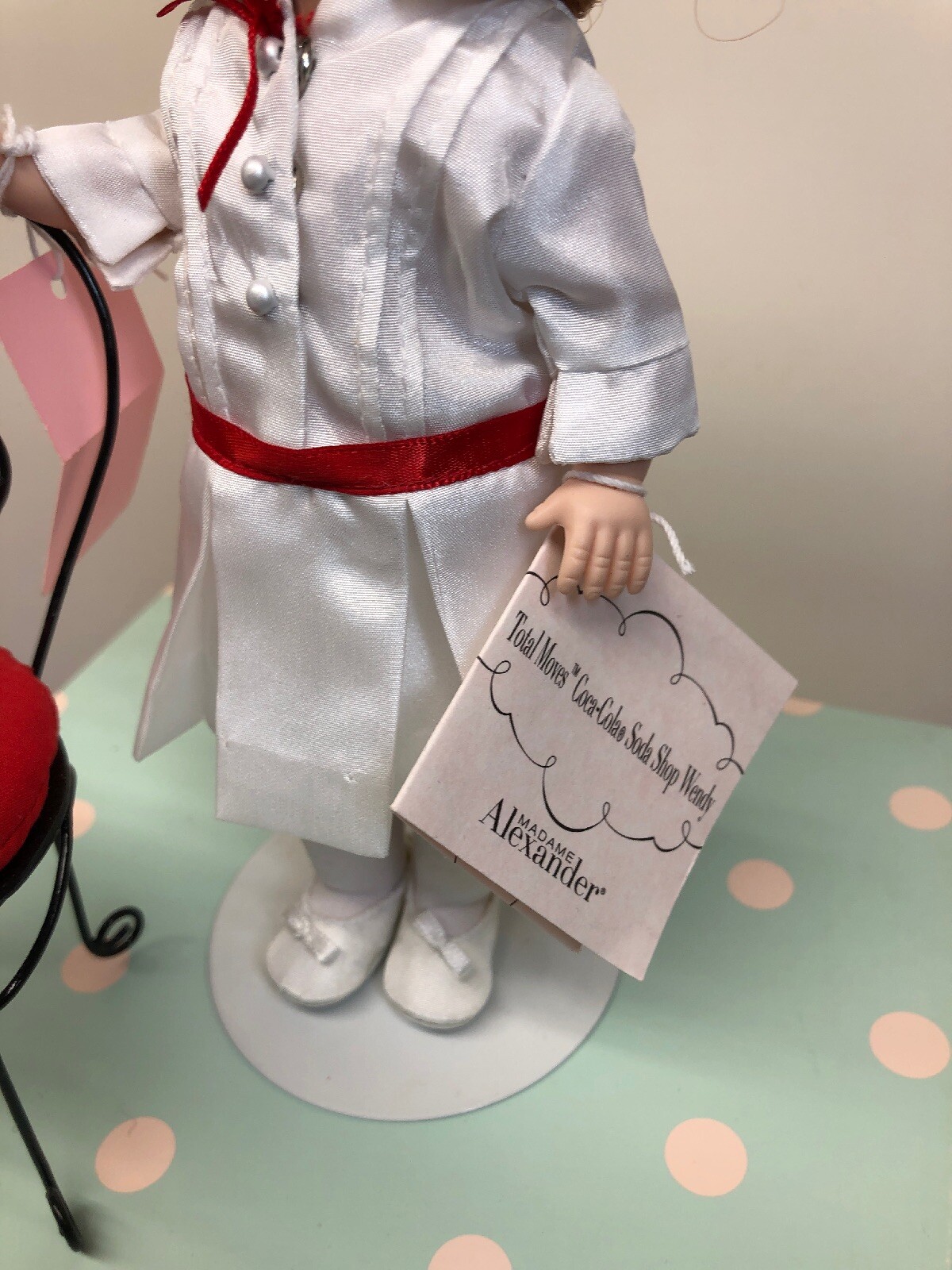 8″ Madame Alexander Doll “Total Moves Soda Ship Coca Cola” Redhead Mint With Box