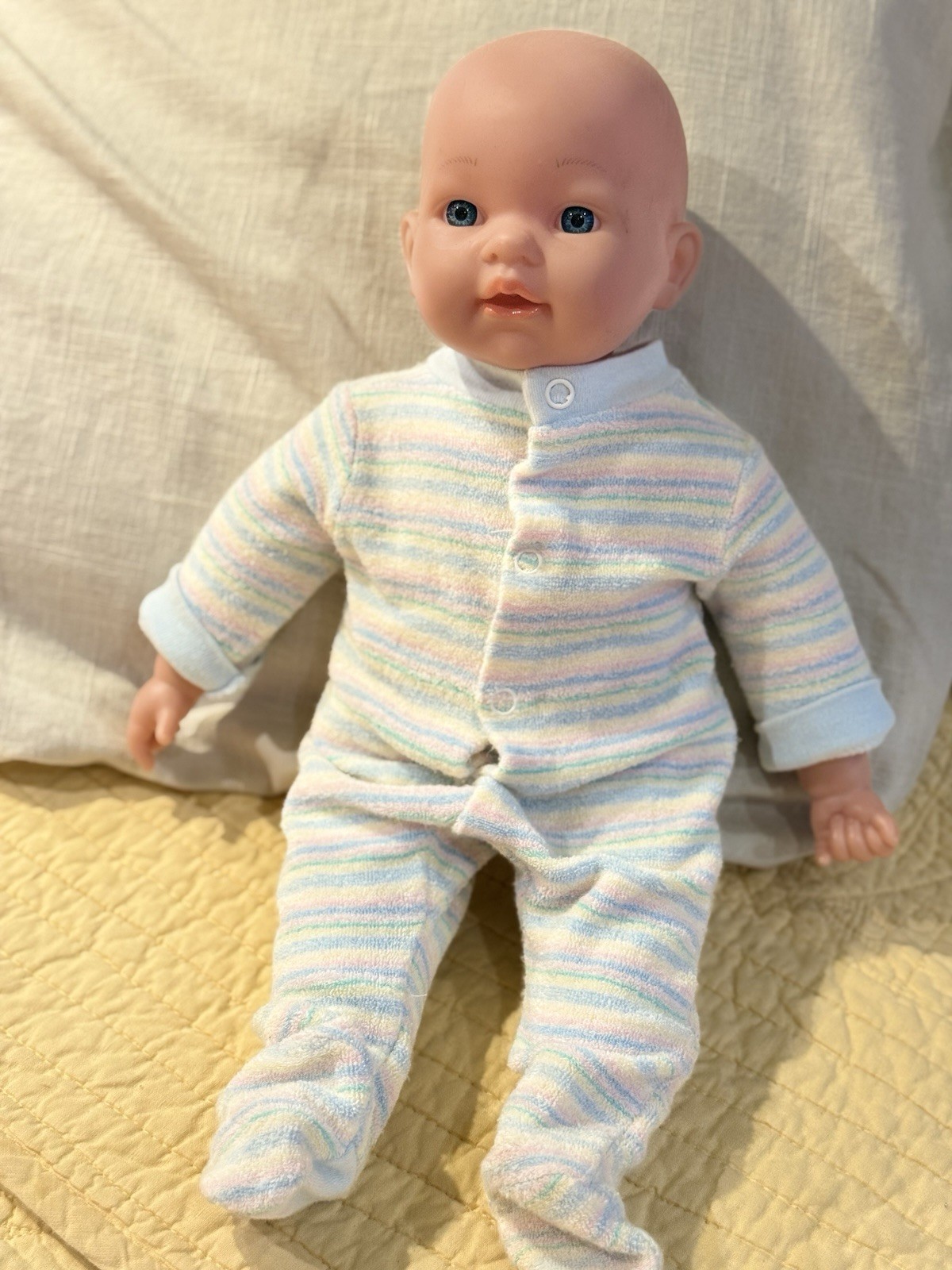 Lissi Batz 16″ Baby BEATRICE Doll Germany LAUGHS EUC