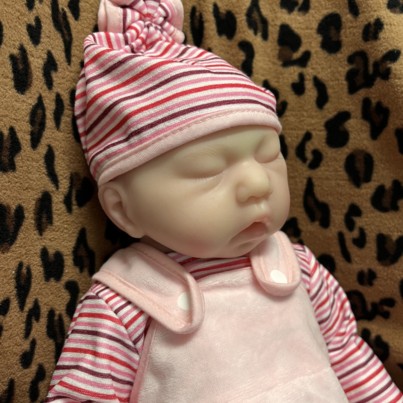 COSDOLL 17.5″Sleeping Newborn Realistic Reborn Baby Doll Full Body Silicone Girl