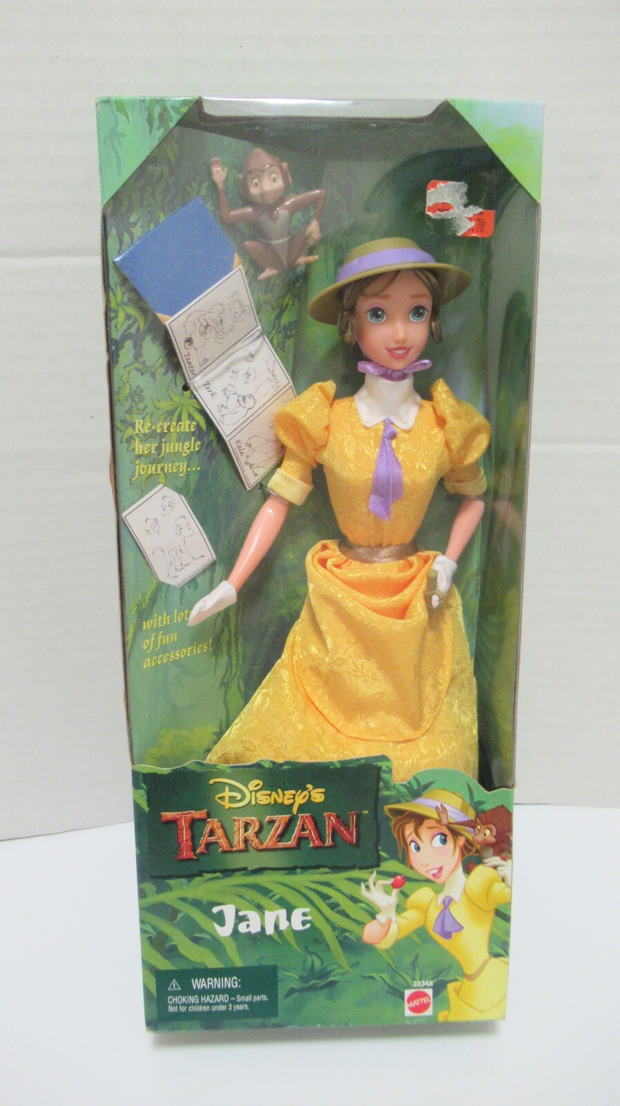 Collectable Disney Tarzan Jane doll figurine 1999 Barbie doll sealed new