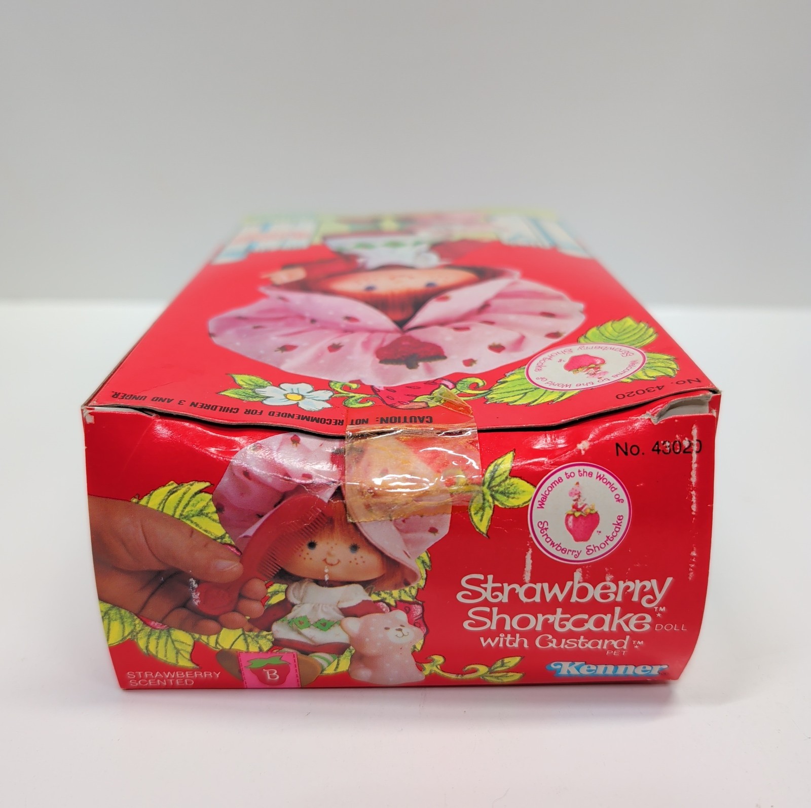Strawberry Shortcake Doll With Custard Cat 1982 Vintage Original Box #43020