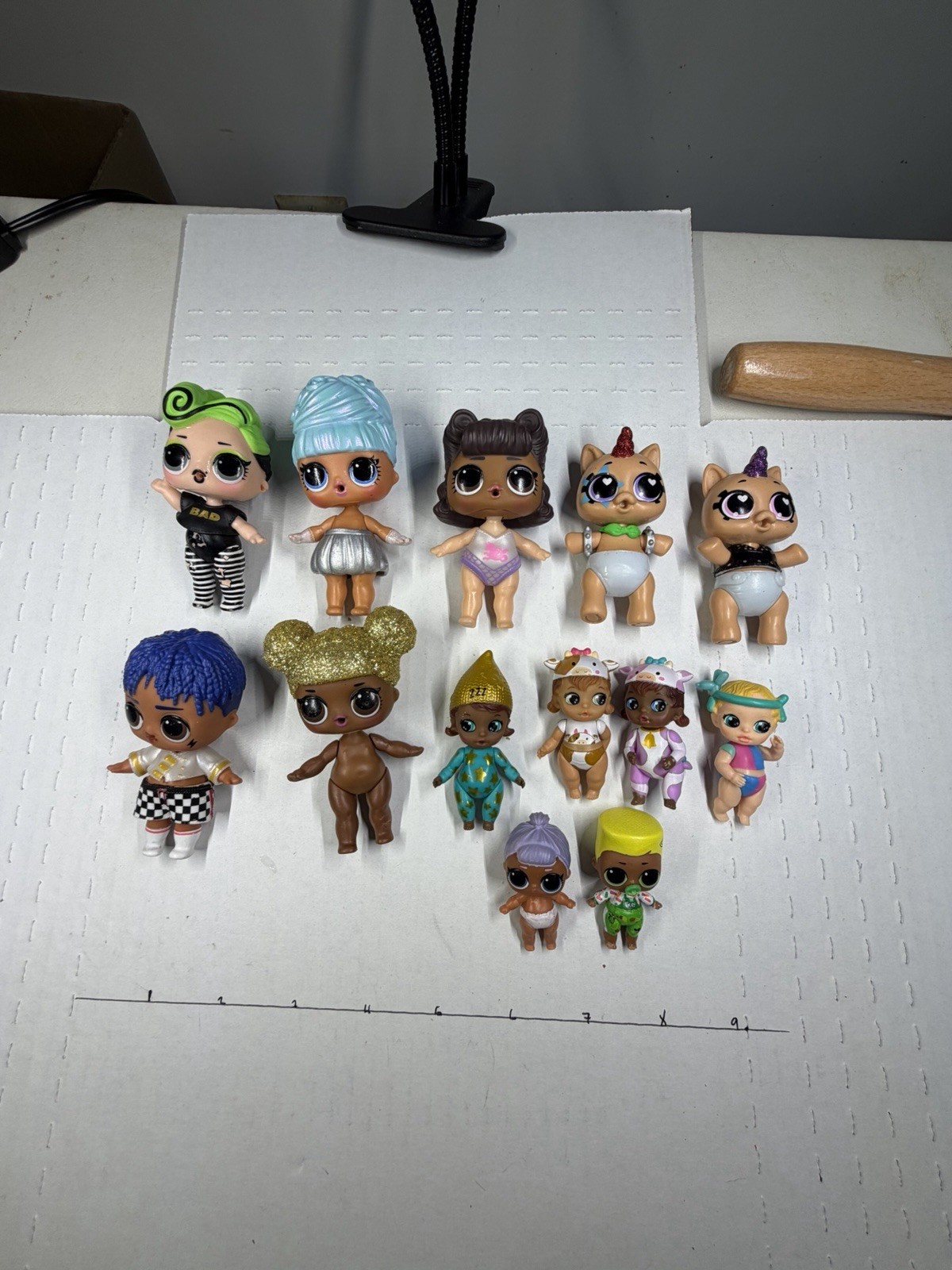 LOL Surprise Dolls Pets Tots Figure Lot Glitter Baby MGA 13 Piece Mixed Bundle
