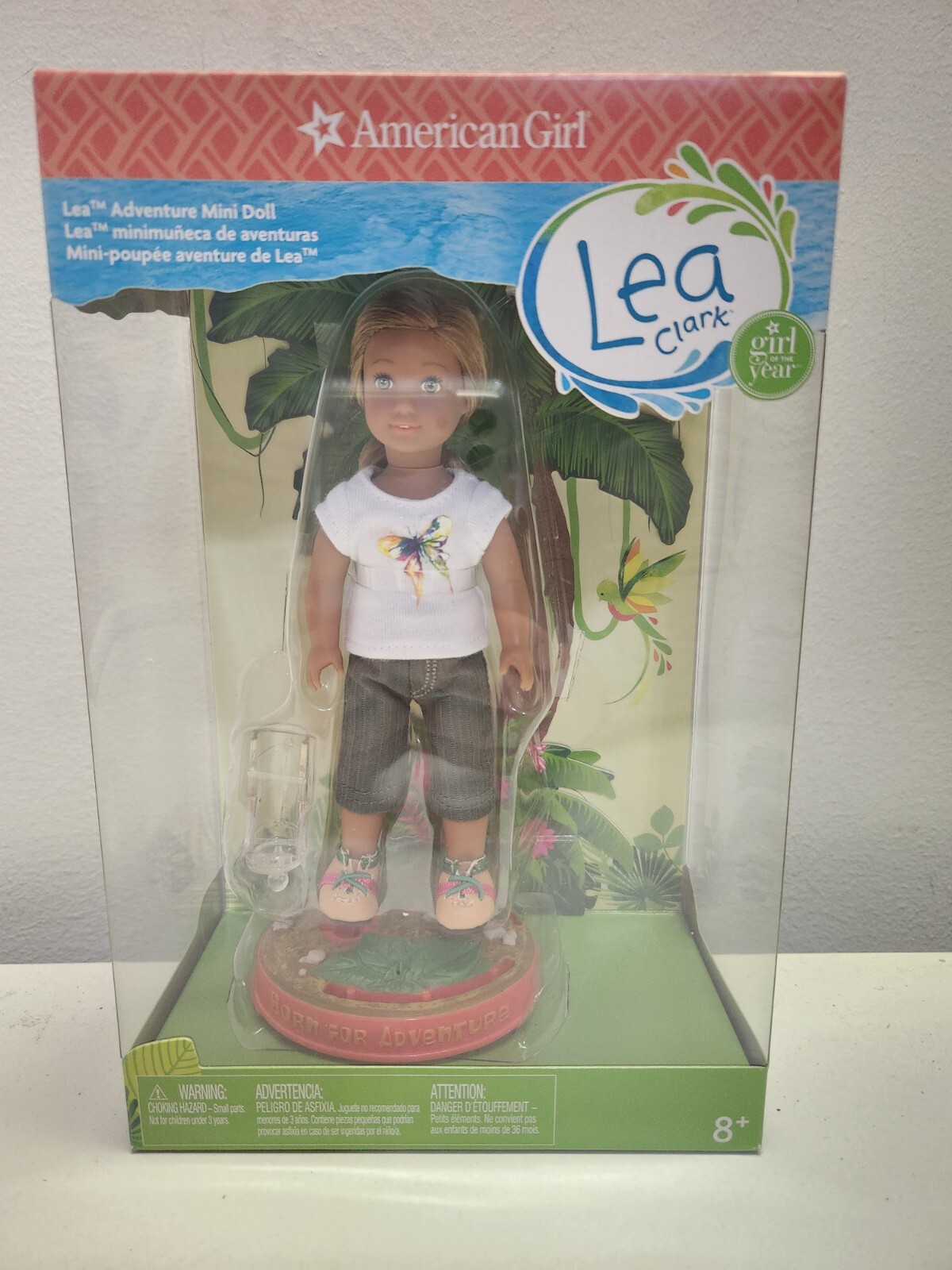 American Girl MINI Doll 6 in Lea Clark Girl of the Year 2016 Adventure Retired