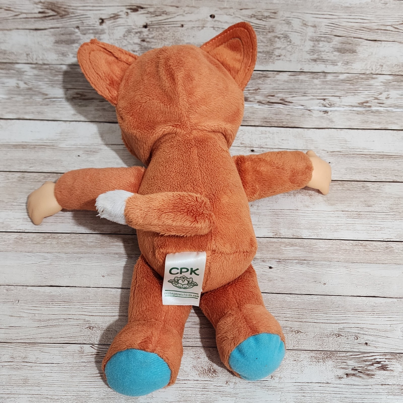 Cabbage Patch Kids Cuties Forest Friends Ruby Fox Plush Doll Brown and Blue