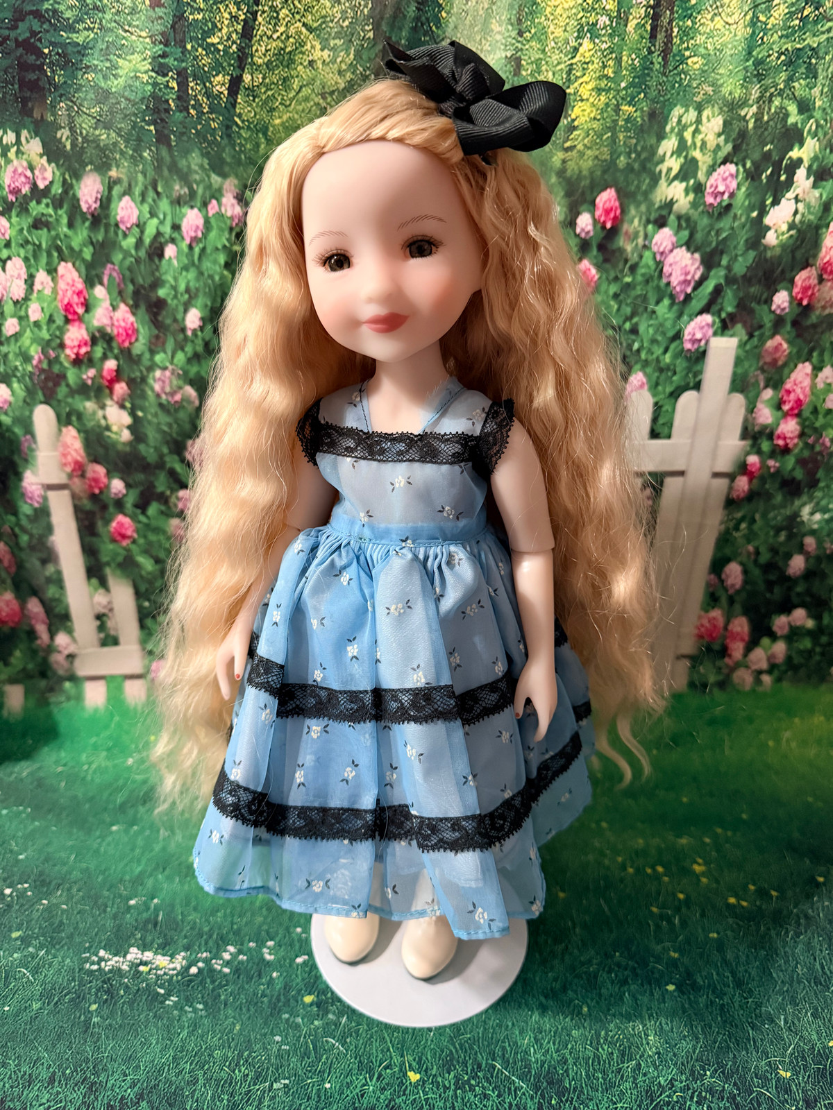 Adopt Me: Ruby Red Galleria Custom Alice in Wonderland BJD Doll