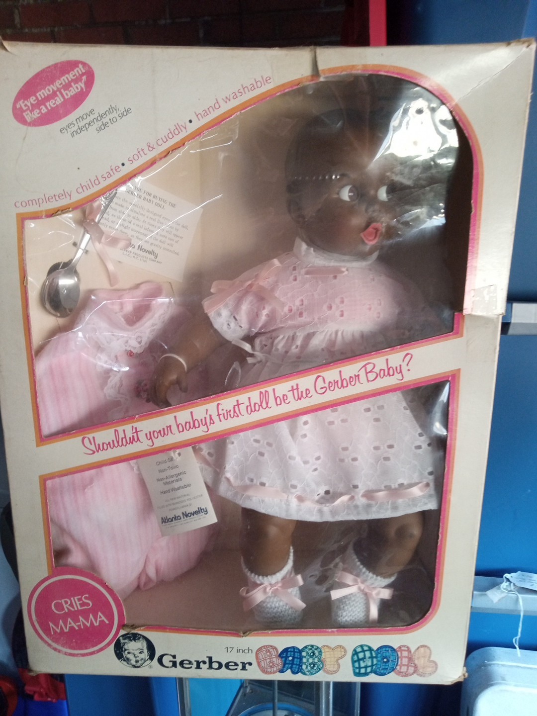 Gerber Baby Doll 17 Inch 1979 Atlanta Novelty, Vintage Nib