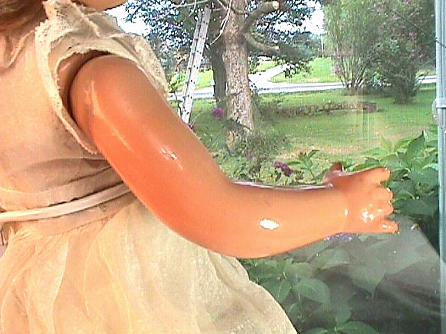 18″ Composition Doll From 30’s or 40’s, Comp. is Wonderful, Original Clothes