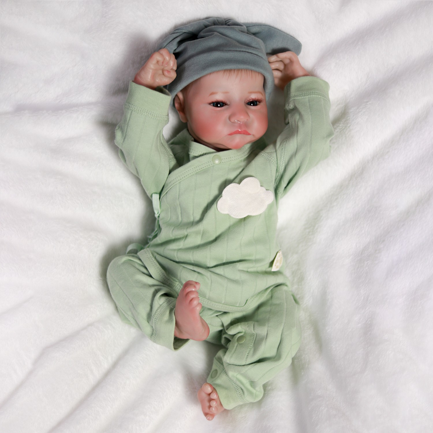 Realistic Reborn Dolls Twins Vinyl Silicone Waterproof Newborn Baby Boy&Girl Toy