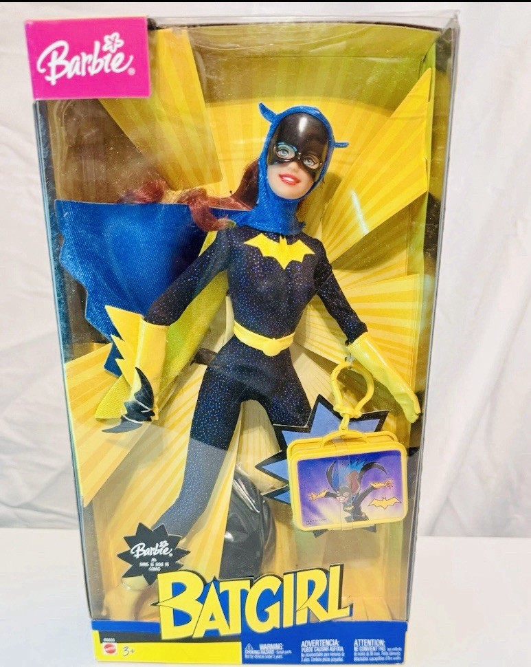 Barbie Batgirl 2003 DC Comics Mattel NRFB Purple Costume Doll MIB