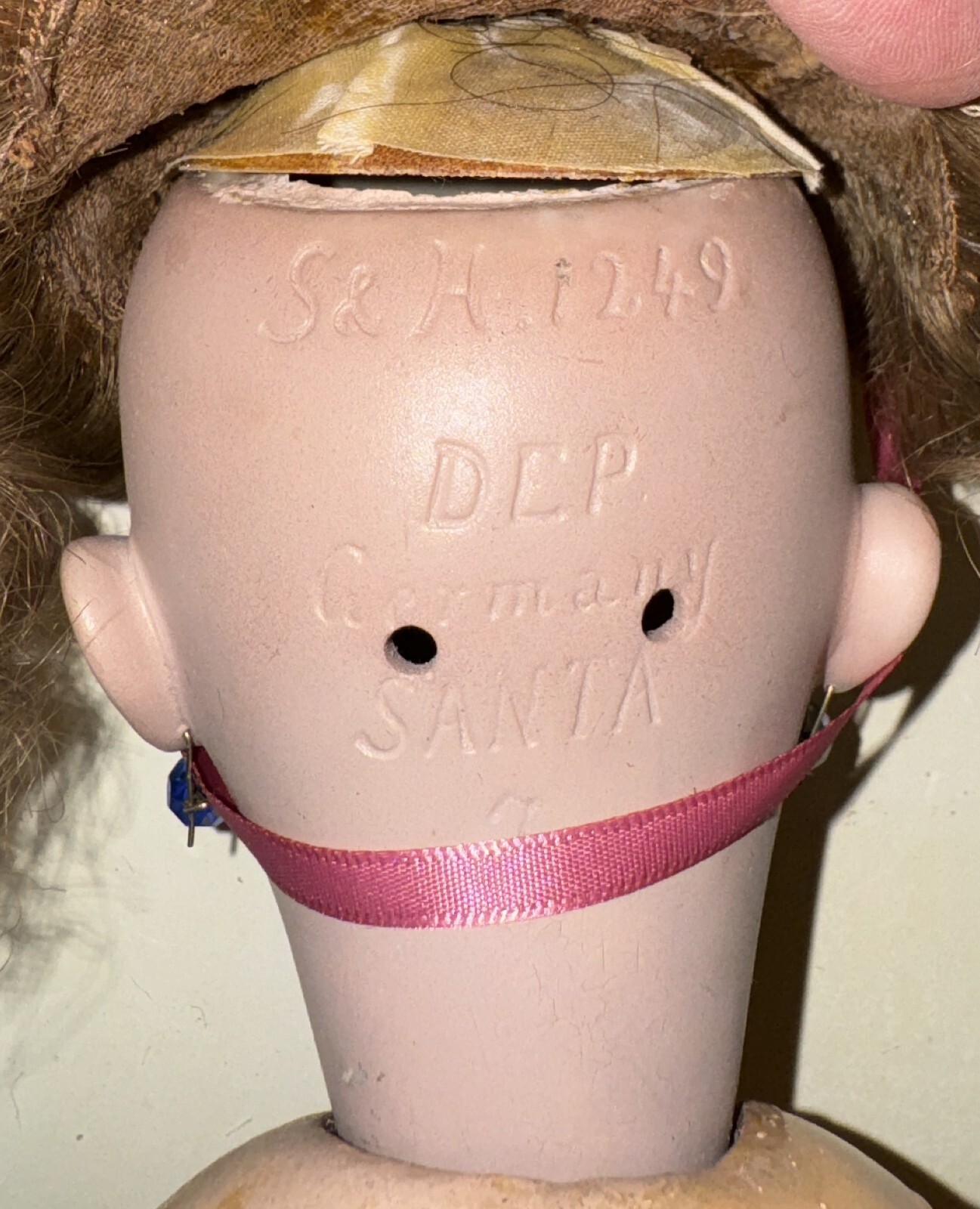 RARE Simon & Halbig “Santa” Model 1249 – Antique German Bisque Doll – Circa 1898